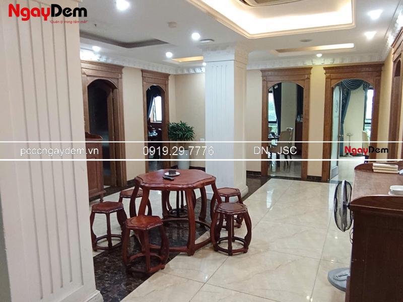 Lắp đặt hệ thống báo cháy Nhà hàng Hải Trân – thi công chuẩn TCVN