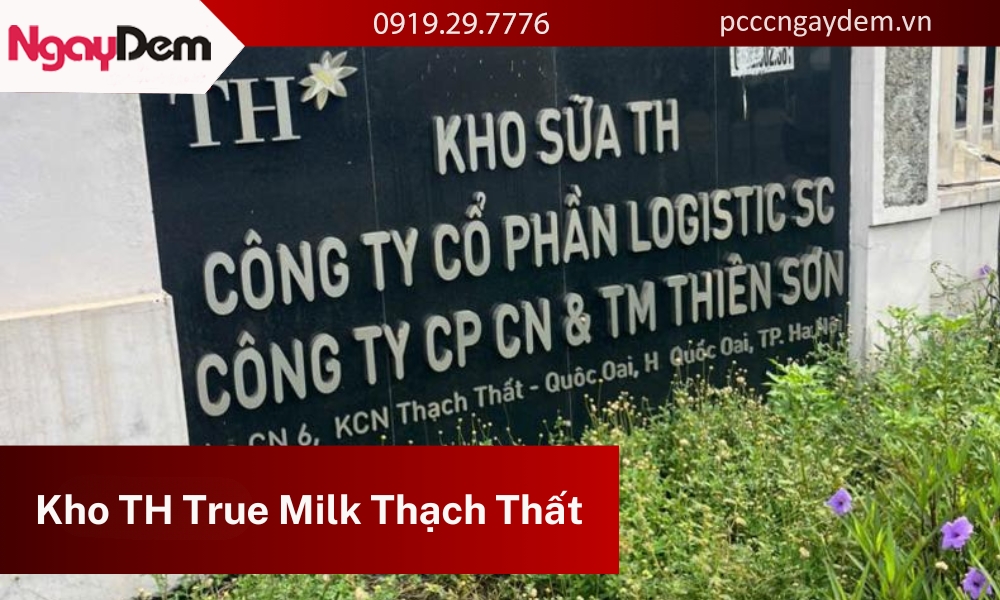 Bảo trì hệ thống PCCC kho hàng TH True Milk Thạch Thất