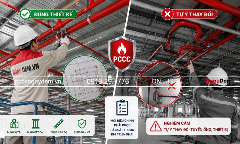 Dịch vụ lắp đặt, thi công PCCC Bắc Giang | Đạt chuẩn nghiệm thu lắp đặt, thi công PCCC Bắc Giang