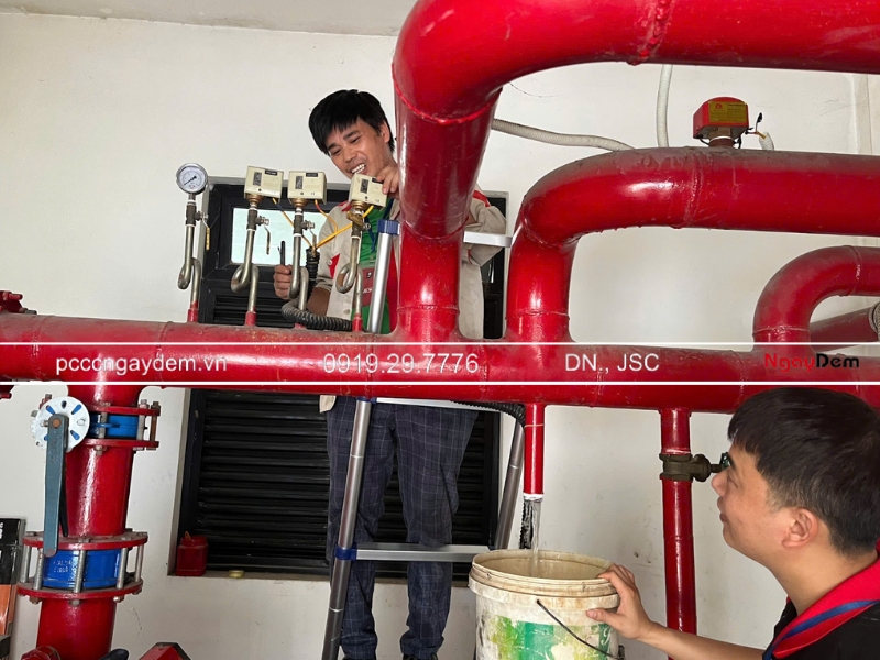 thi công Hệ thống Sprinkler