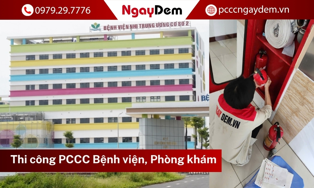 Thi công hệ thống PCCC bệnh viện, phòng khám