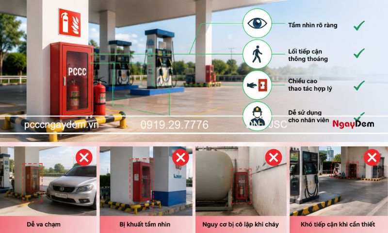Thi công PCCC trạm xăng, cửa hàng xăng dầu trọn gói tặng bản vẽ miễn phí thi công pccc cửa hàng xăng dầu, trạm xăng