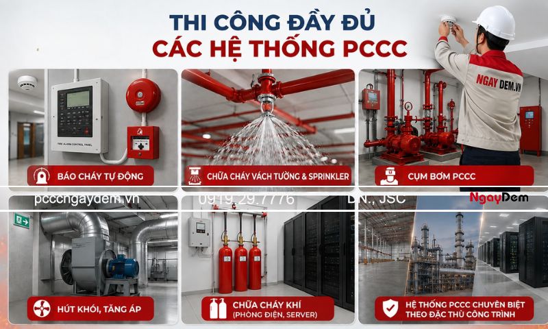 lắp đặt, thi công PCCC Đan Phượng trọn gói
