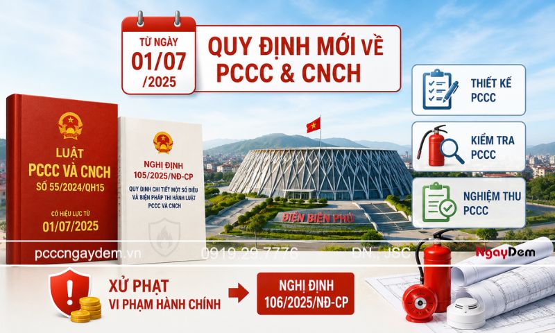 đơn vị lắp đặt, thi công pccc Điện Biên