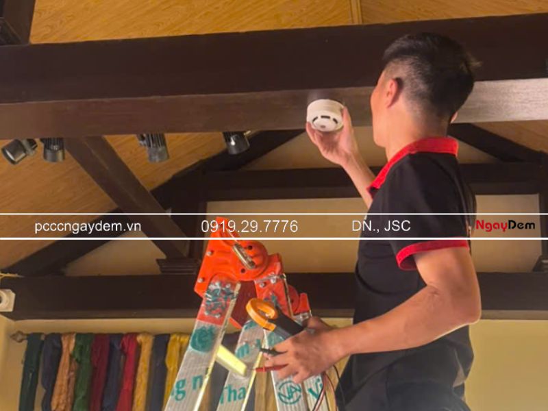 Lắp đặt đầu báo cháy cho nhà ở Hải Phòng