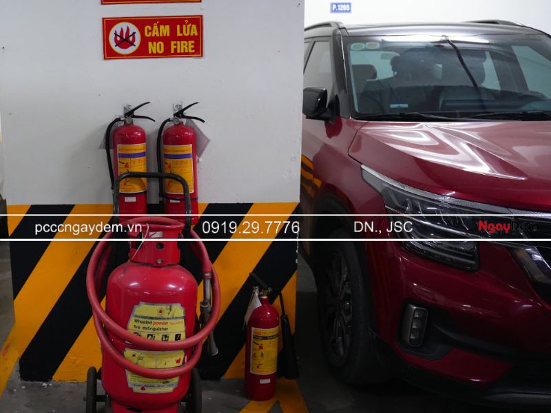 thi công PCCC hầm đỗ xe
