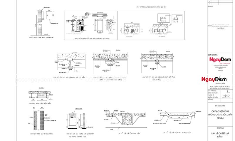 Lắp đặt, thi công PCCC khách sạn, nhà nghỉ - Nhận bản vẽ miễn phí lắp đặt, thi công pccc khách sạn, nhà nghỉ