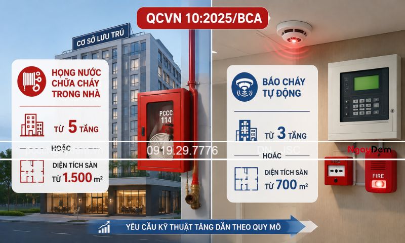 Lắp đặt, thi công PCCC khách sạn, nhà nghỉ - Nhận bản vẽ miễn phí lắp đặt, thi công pccc khách sạn, nhà nghỉ