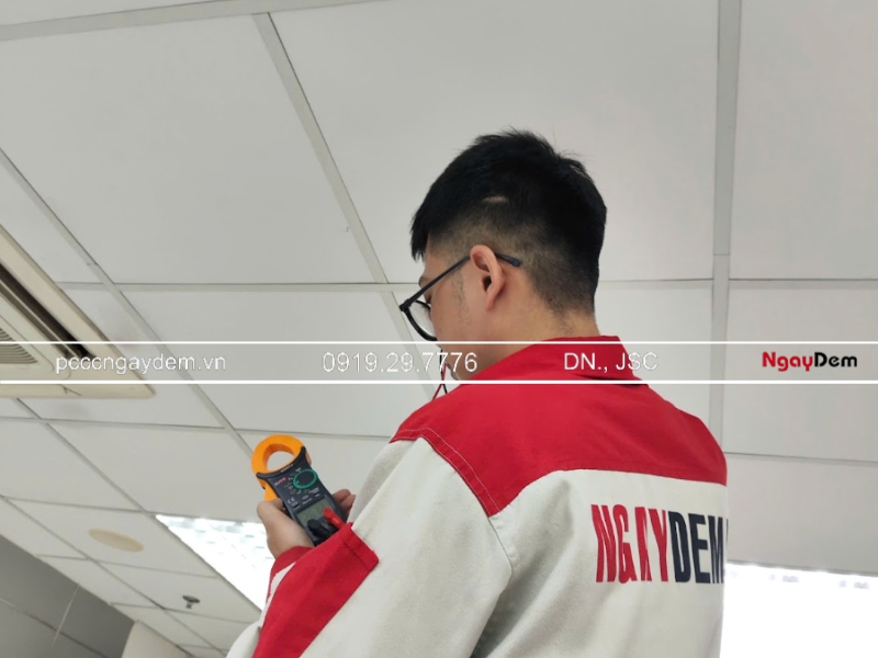 lắp đặt đầu báo cháy 