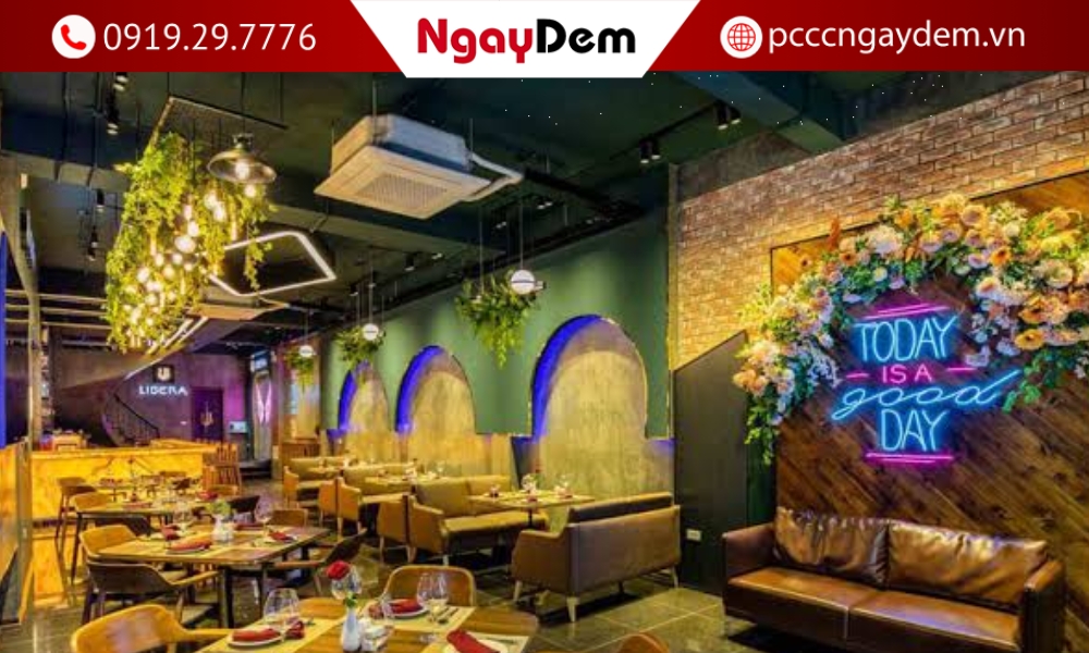 Thi công PCCC quán bar, pub, club: Quy định, quy trình cập nhật mới Thi công PCCC quán bar, pub, clu