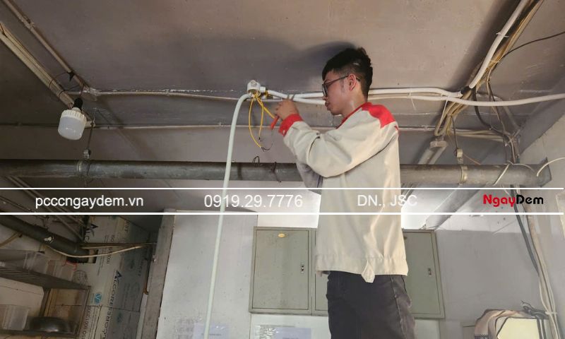 Tiến hành thi công hệ thống PCCC cho rạp chiếu phim