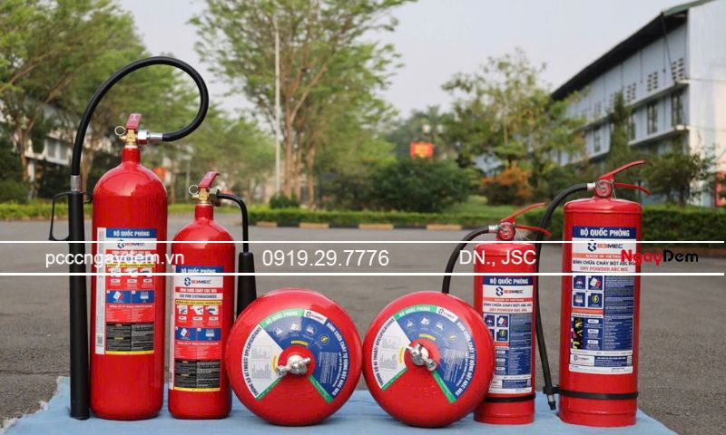 Loại hệ thống chữa cháy (sprinkler, khí, bình...)