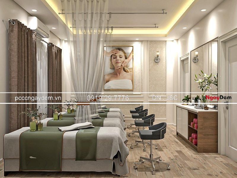 Thi công PCCC spa, thẩm mỹ viện theo quy chuẩn, tránh đình chỉ thi công PCCC Spa, thẩm mỹ viện
