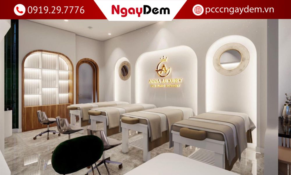 thi công PCCC Spa, thẩm mỹ viện