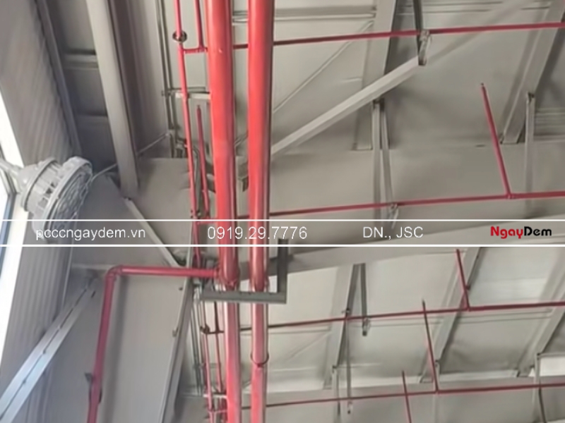 Thi công PCCC Thạch Thất, Hà Nội trọn gói, tặng bản vẽ thiết kế Lắp đặt thi công hệ thống chữa cháy