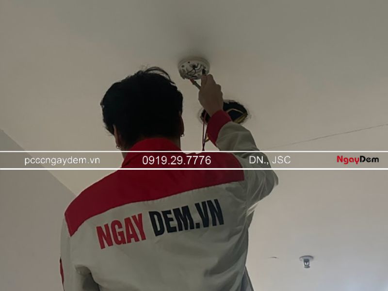 lắp đặt đầu báo cháy Thái Bình