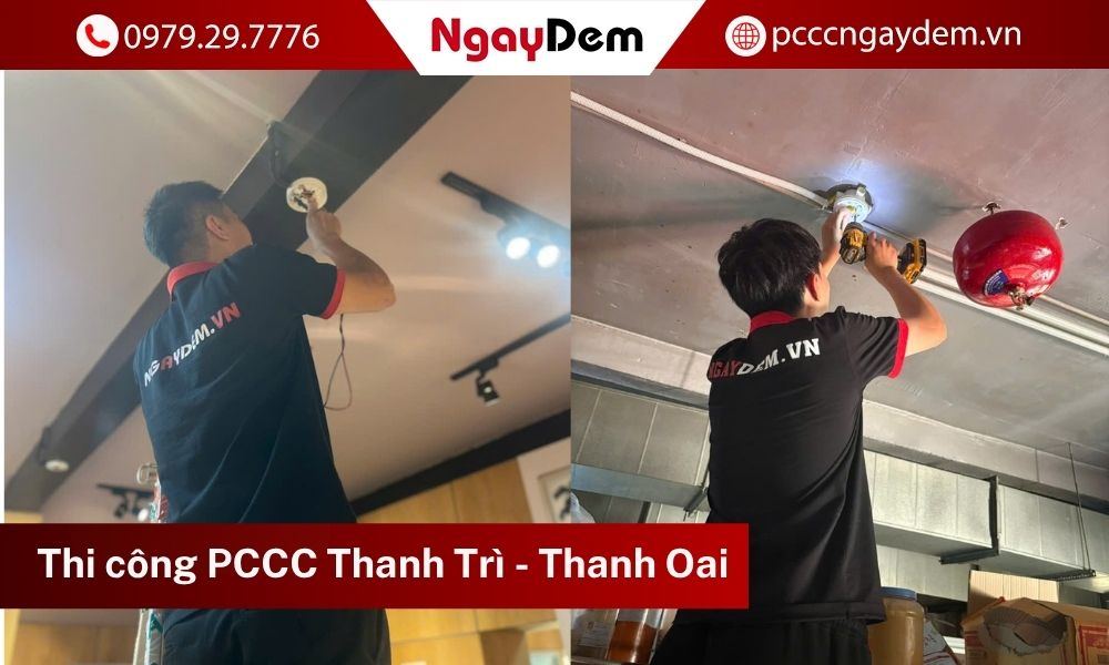 Thi công PCCC Thanh Trì - Thanh Oai: Lắp đặt trọn gói, tặng bản vẽ TK Thi công PCCC Thanh Trì - Thanh Oai