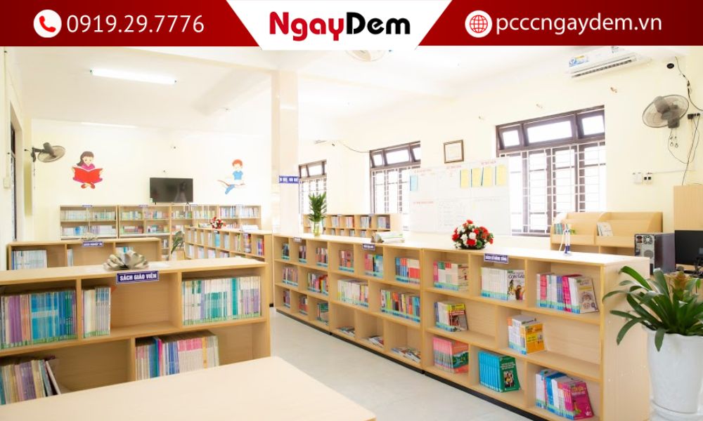 Thi công PCCC thư viện: Giải pháp hệ thống chữa cháy khí thi công PCCC thư viện