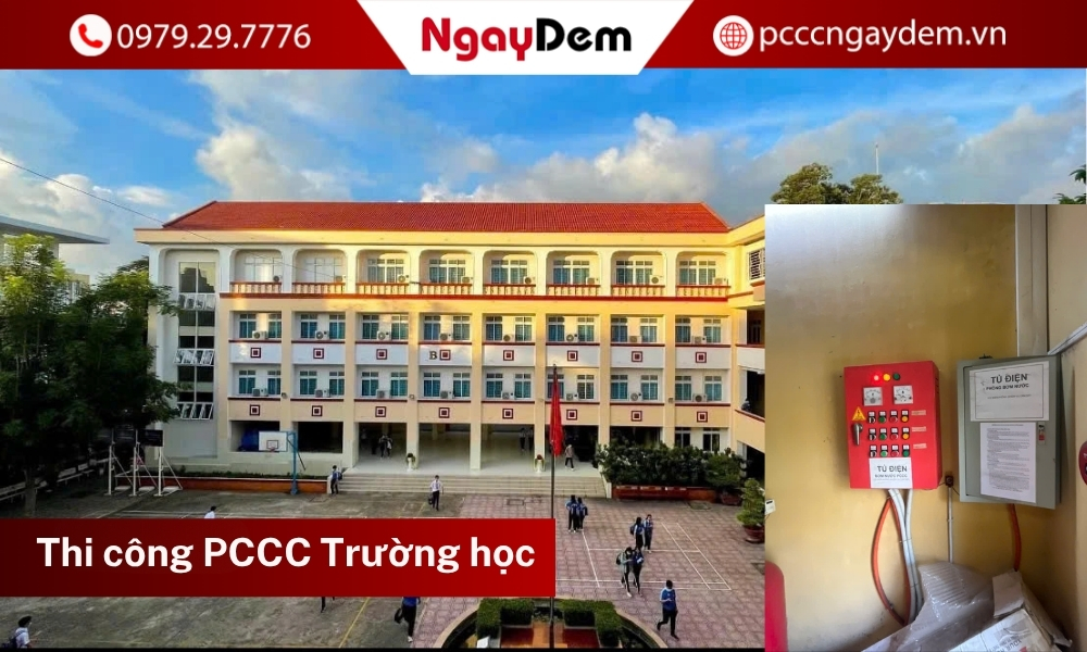thi công PCCC Trường học