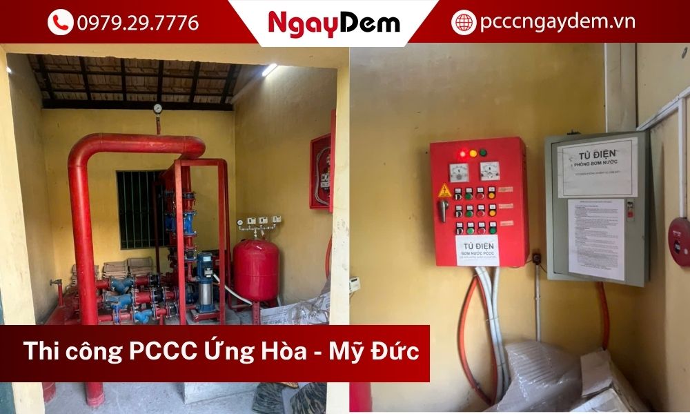 Lắp đặt, thi công PCCC Mỹ Đức - Ứng Hòa chuyên nghiệp, đạt chuẩn TCVN thi công PCCC Mỹ Đức - Ứng Hòa