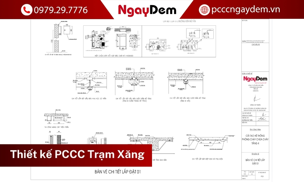 Dịch vụ thiết kế PCCC trạm xăng