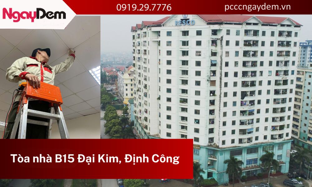 Bảo trì hệ thống PCCC Tòa nhà HANDIRESCO B15 Đại Kim, Định Công Bảo trì hệ thống PCCC Tòa nhà HANDIRESCO
