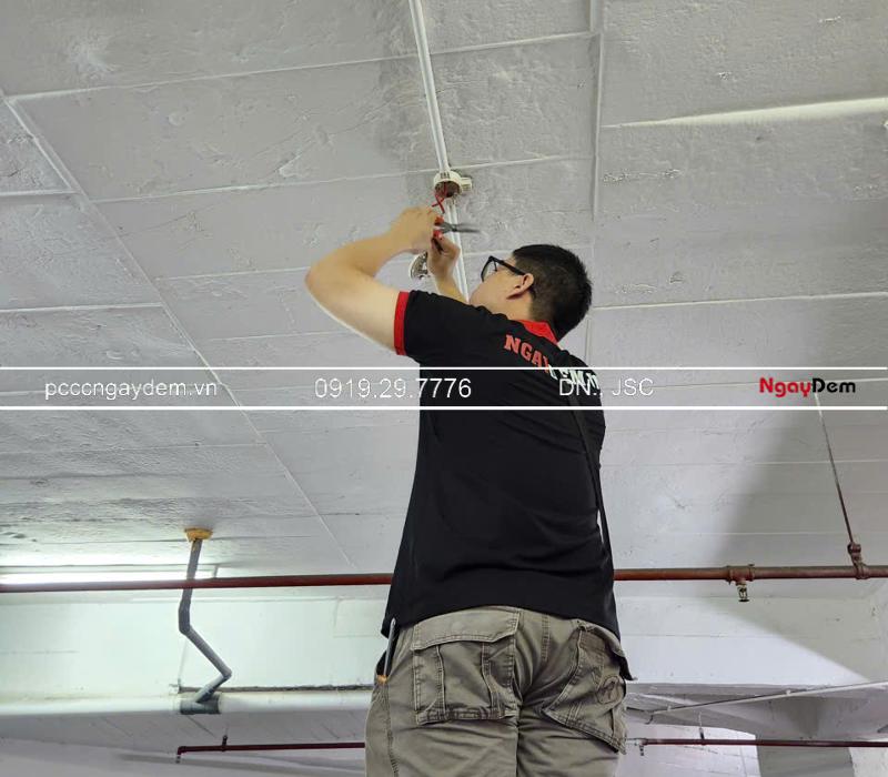 Thi công hệ thống PCCC bổ sung cho tòa nhà Trung Yên 1, Cầu Giấy