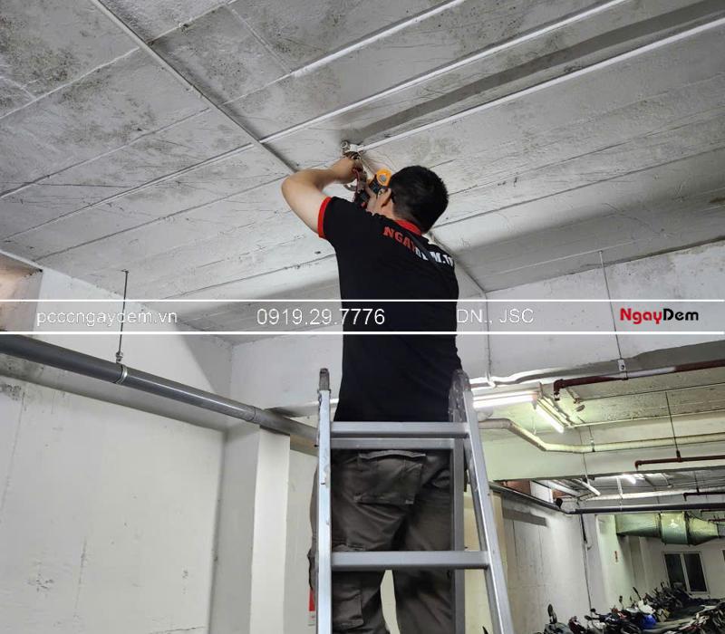 Thi công hệ thống PCCC bổ sung cho tòa nhà Trung Yên 1, Cầu Giấy Thi công hệ thống PCCC tòa nhà Trung Yên 1