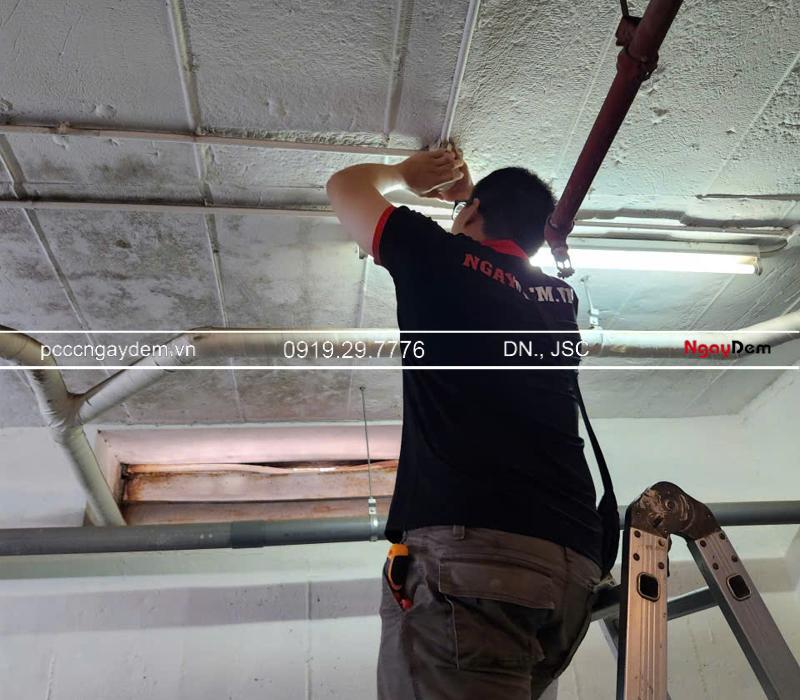 Thi công hệ thống PCCC bổ sung cho tòa nhà Trung Yên 1, Cầu Giấy