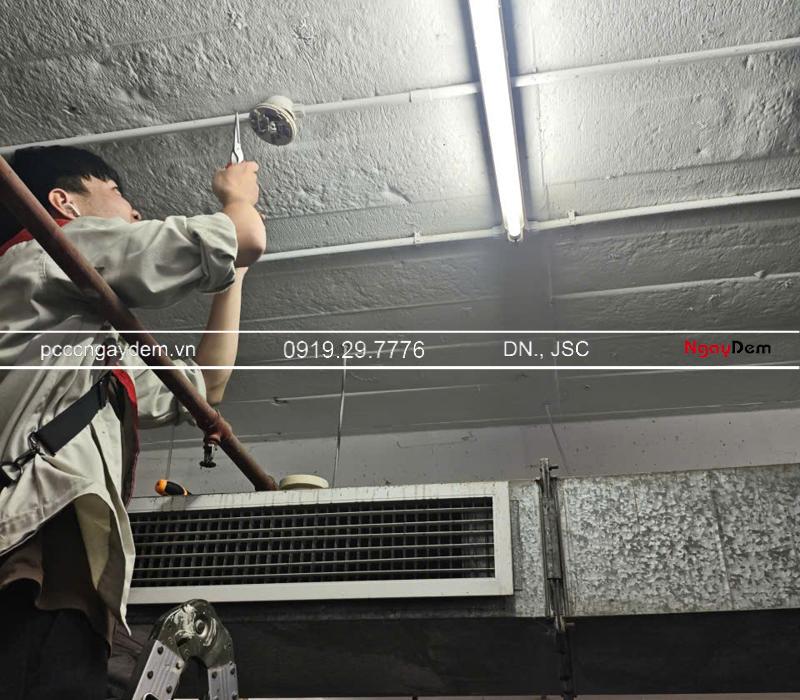 Thi công hệ thống PCCC bổ sung cho tòa nhà Trung Yên 1, Cầu Giấy