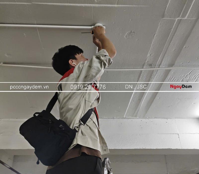 Thi công hệ thống PCCC bổ sung cho tòa nhà Trung Yên 1, Cầu Giấy