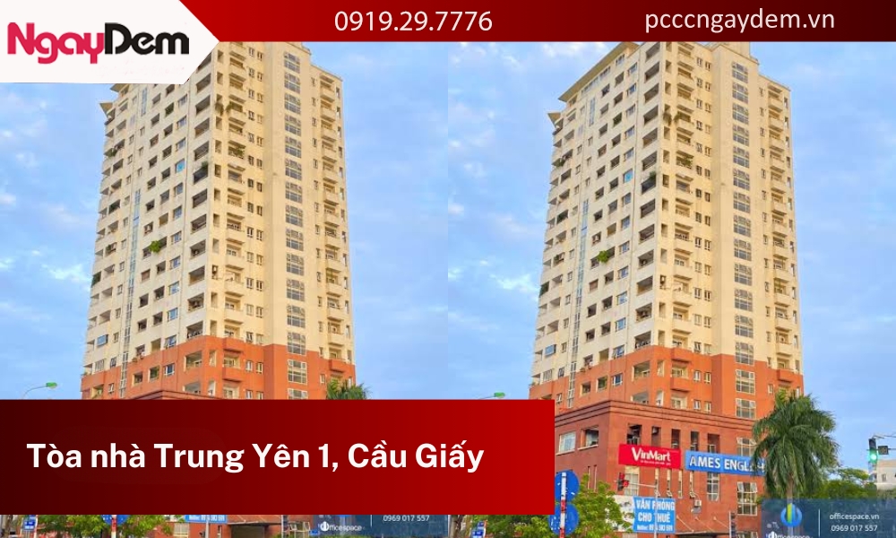 Thi công PCCC tòa nhà Trung Yên 1