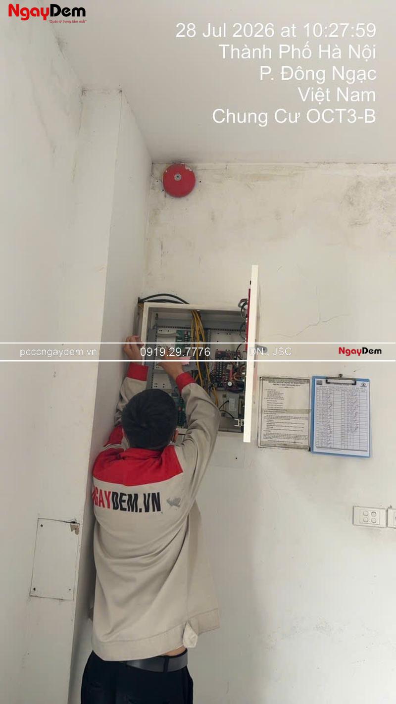 Bảo dưỡng PCCC Tòa nhà OCT3B HANDIRESCO Cổ Nhuế, Xuân Đỉnh