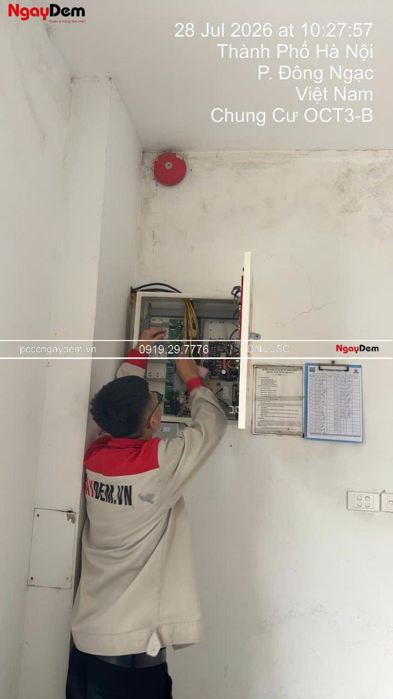 Bảo dưỡng PCCC Tòa nhà OCT3B HANDIRESCO Cổ Nhuế, Xuân Đỉnh