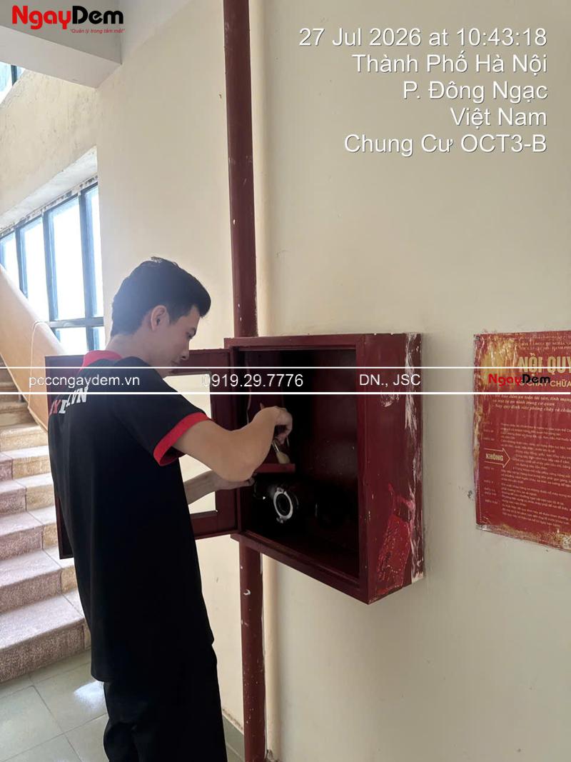 Bảo dưỡng PCCC Tòa nhà OCT3B HANDIRESCO Cổ Nhuế, Xuân Đỉnh