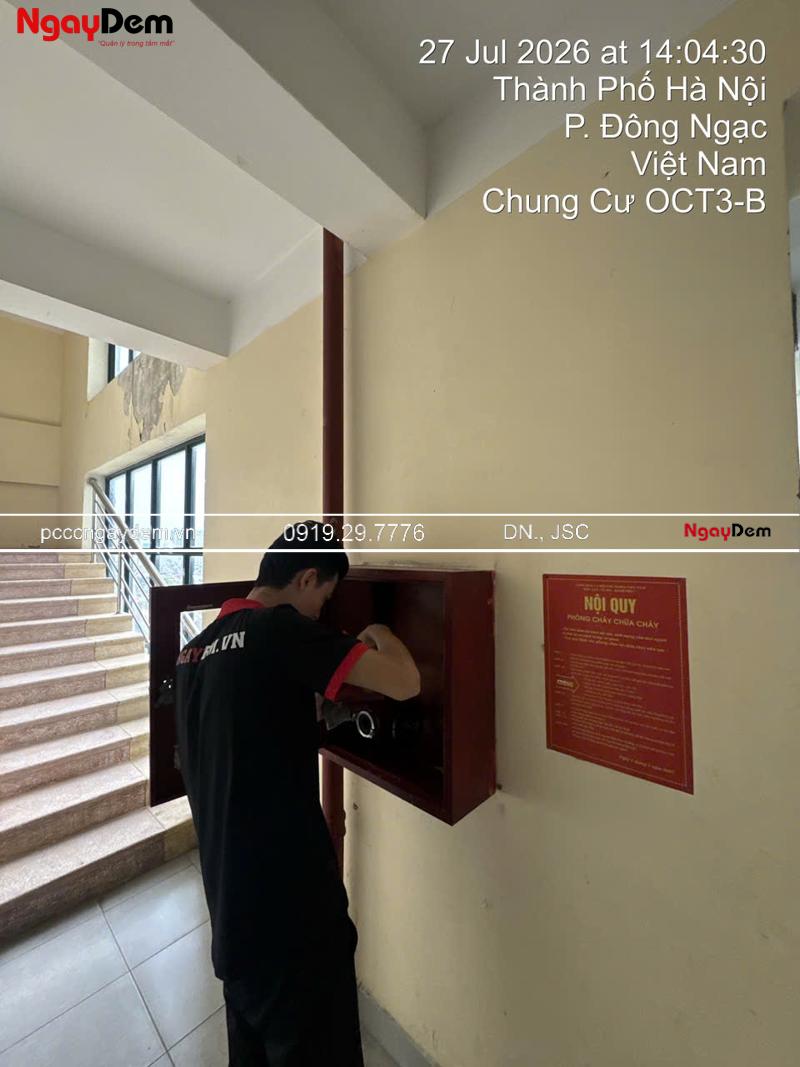 Bảo dưỡng PCCC Tòa nhà OCT3B HANDIRESCO Cổ Nhuế, Xuân Đỉnh
