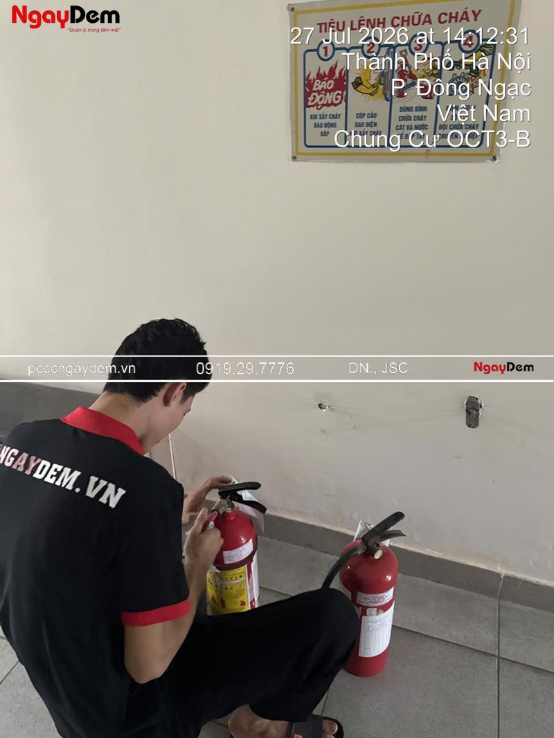 Bảo dưỡng PCCC Tòa nhà OCT3B HANDIRESCO Cổ Nhuế, Xuân Đỉnh