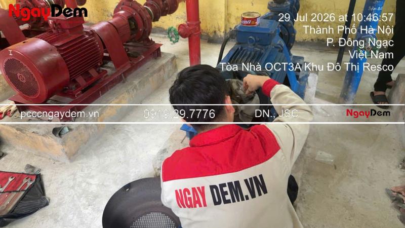 Bảo dưỡng PCCC Tòa nhà OCT3B HANDIRESCO Cổ Nhuế, Xuân Đỉnh