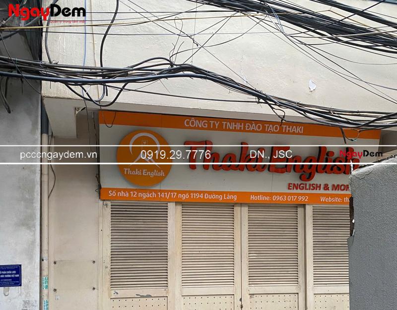 Thi công lắp đặt hệ thống PCCC trung tâm tiếng anh Thaki