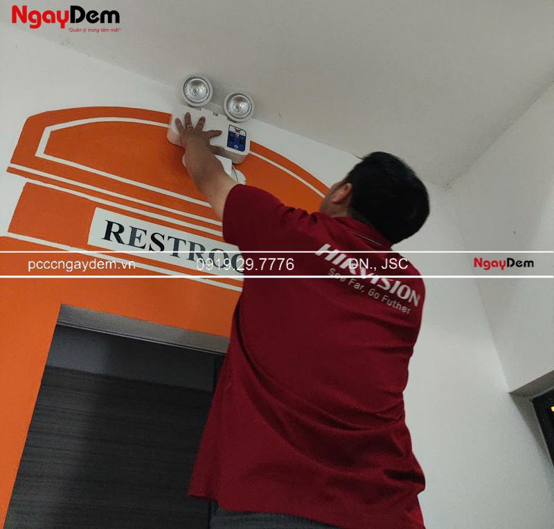 Thi công lắp đặt hệ thống PCCC trung tâm tiếng anh Thaki thi công pccc trung tâm tiếng anh