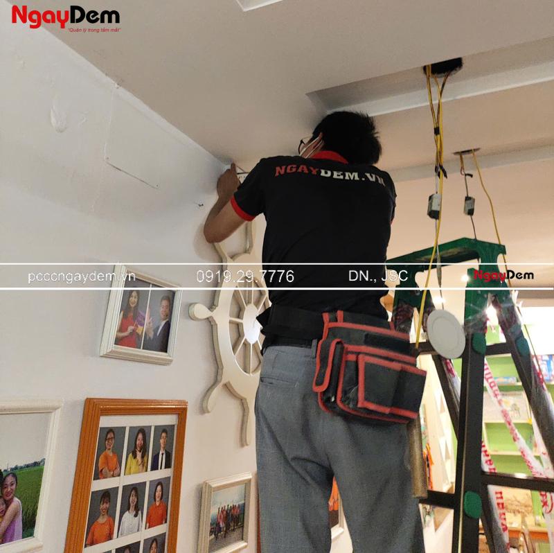 Thi công lắp đặt hệ thống PCCC trung tâm tiếng anh Thaki