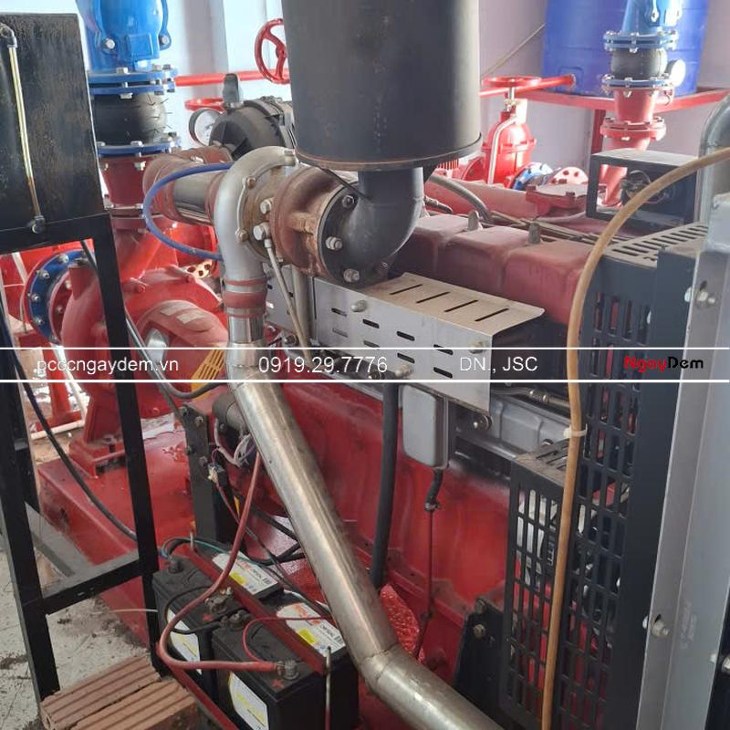 Bảo dưỡng máy bơm PCCC nhà máy SCF Machining Corporation, Bắc Ninh