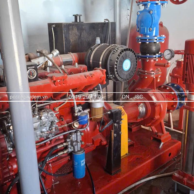 Bảo dưỡng máy bơm PCCC nhà máy SCF Machining Corporation, Bắc Ninh
