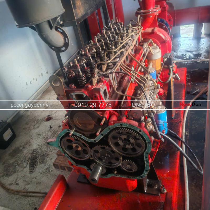 Bảo dưỡng máy bơm PCCC nhà máy SCF Machining Corporation, Bắc Ninh Sửa chữa máy bơm chữa cháy PCCC chuyên nghiệp