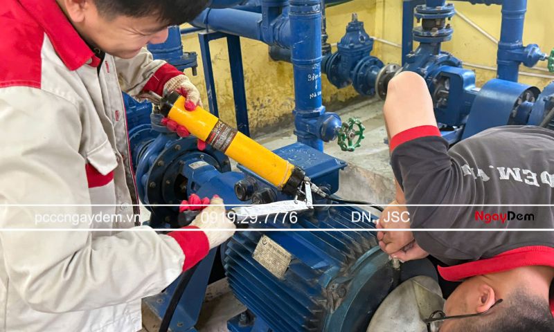 Bảo dưỡng, sửa chữa máy bơm PCCC Ninh Bình khẩn cấp, 24/7 Máy bơm dự phòng (thường là Diesel, đôi khi xăng)