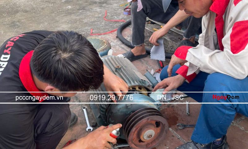 Bảo dưỡng, sửa chữa máy bơm PCCC Ninh Bình khẩn cấp, 24/7 Tiến hành sửa chữa, bảo dưỡng máy bơm PCCC