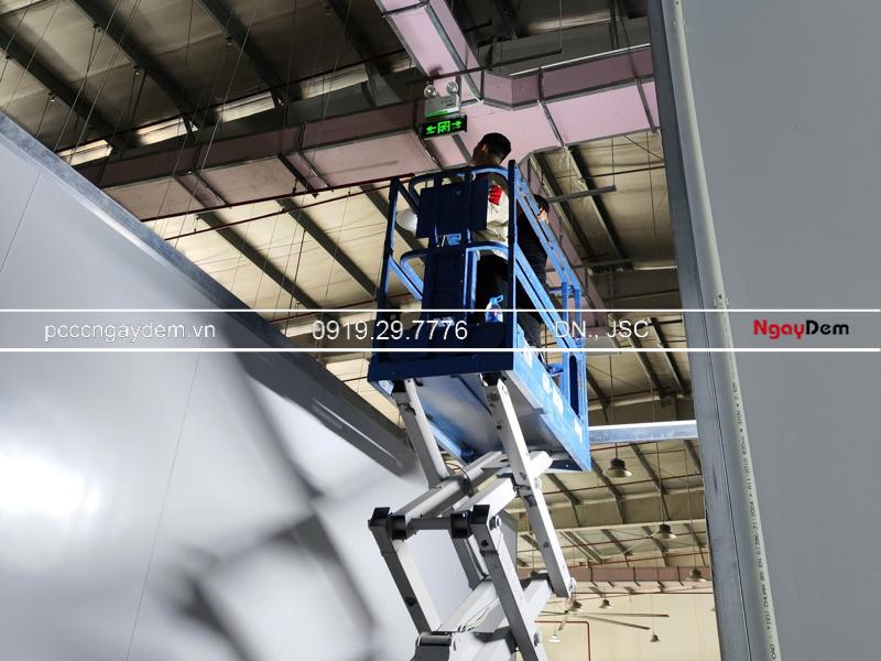 Bảo trì hệ thống PCCC nhà máy công ty điện tử Liankang, KCN Vân Trung