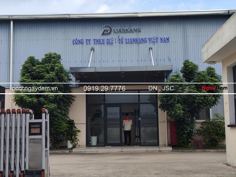 Bảo trì hệ thống PCCC nhà máy công ty điện tử Liankang, KCN Vân Trung
