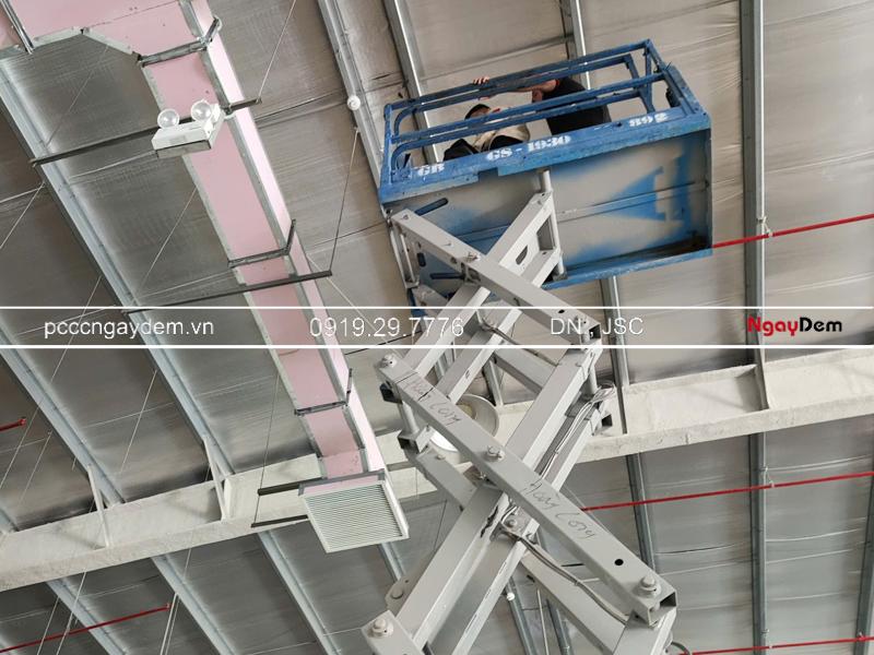 Bảo trì hệ thống PCCC nhà máy công ty điện tử Liankang, KCN Vân Trung