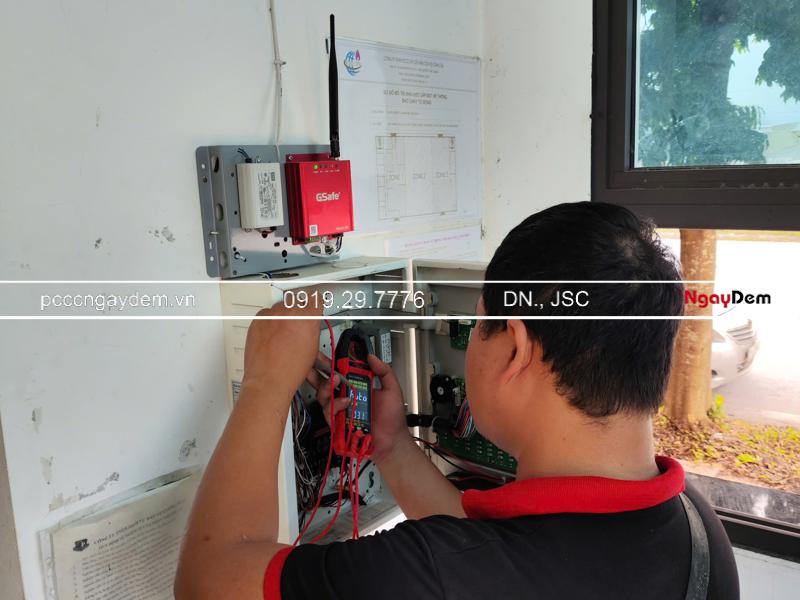 Bảo trì hệ thống PCCC nhà máy công ty điện tử Liankang, KCN Vân Trung